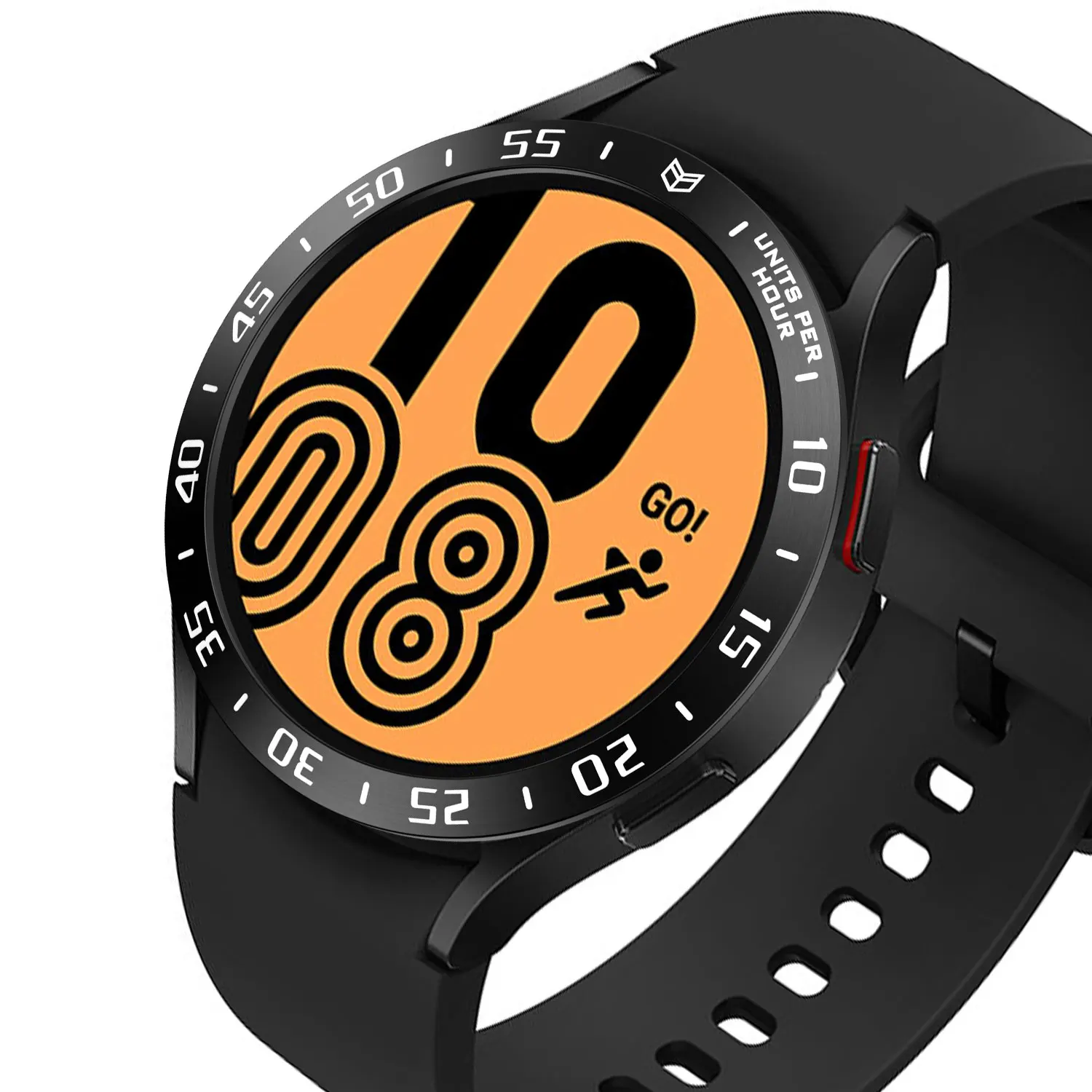 Estojo protetor inoxidável para Samsung Galaxy Watch 4, anel de moldura, capa protetora Smartwatch, caixa de risco, 44mm, 40mm