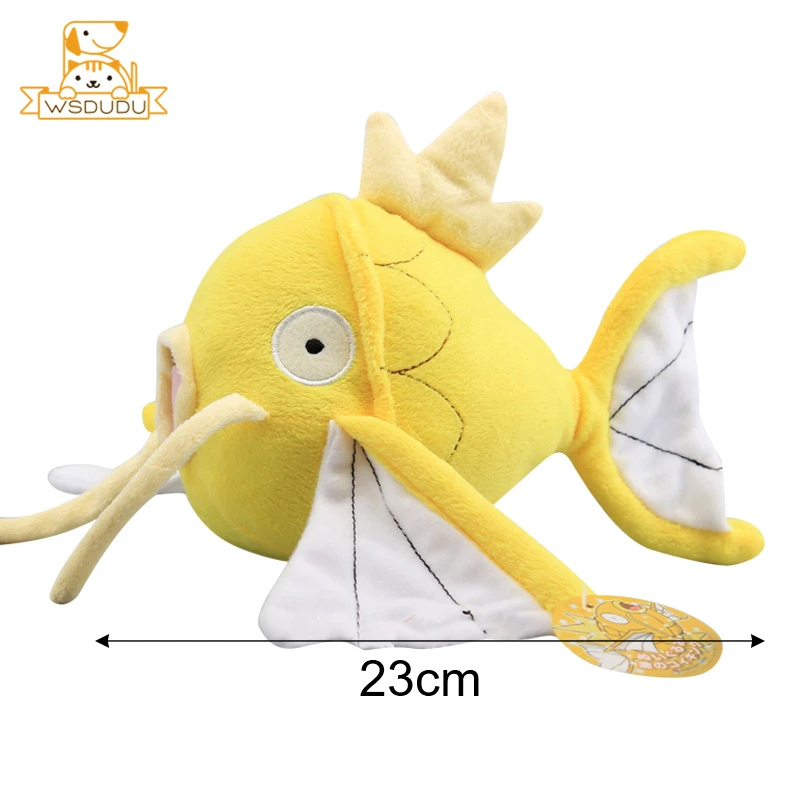 Kawaii Carp Plush Toy Soft Fish Cyprinoid Cute Cartoon Magikarp Anime Animal Stuffed Doll Baby Hug Fun Mini Pillow Children Gift