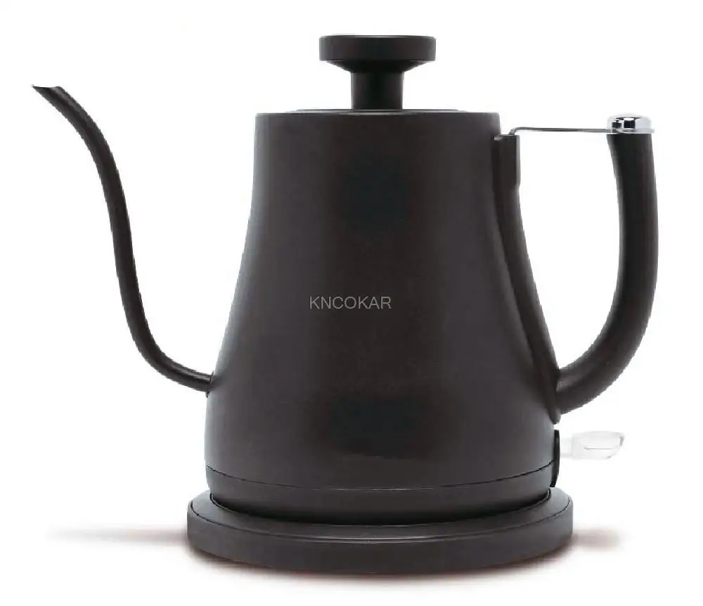 

220V electric hand coffee pot slender mouth stainless steel with thermometer household electric heating kettle tea 0.8 l