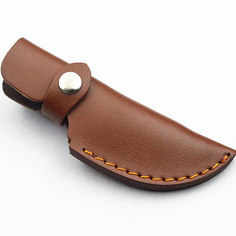 Cowhide Knife Leather Sheath Multi Holster Carry Scabbard Cover Outdoor Small Straight Set Waist Belt Making Knife Diy Tools