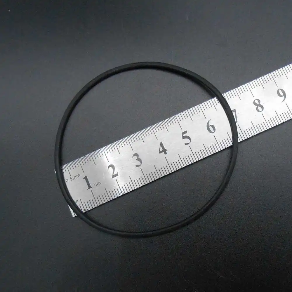 [50Pcs/Lot] Silicone Rubber Drive Belt 2X70MM 2X7CM 70MM Inner Diameter 66MM Black 6.6CM 70 HQ M2X70 M2 High Quantity DIY *FD466