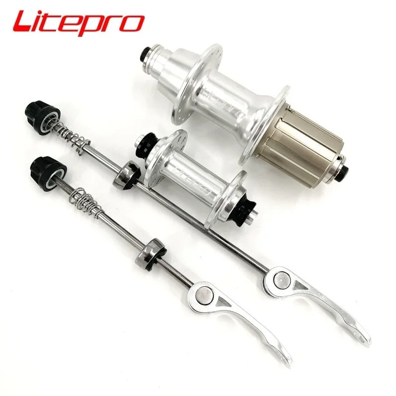 

New Litepro Cump V Brake Hub 2Bearing O.L.D 74mm/130mm 20/28 Hole 406 451 Wheelset 16/18 Inch Folding Bike Modified Accessorie