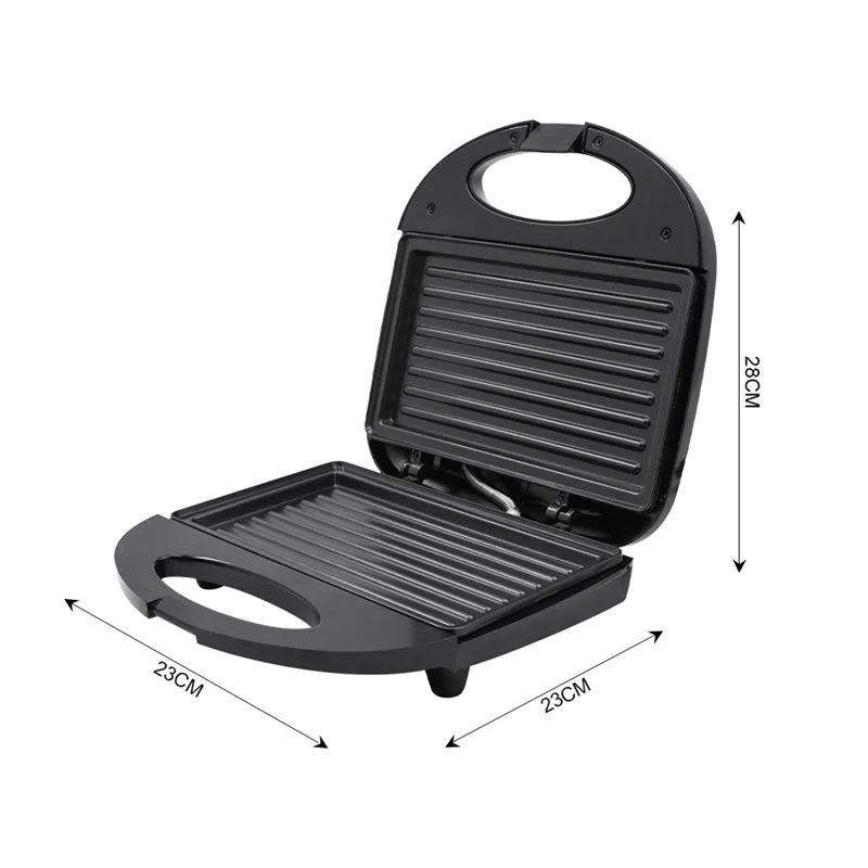 Pembuat Sandwich Listrik Pelat Dapat Dilepas Multi-fungsi Mesin Sarapan Rumah Tangga Koki Wafel Takoyaki Tekanan Pemanggang Roti MB01
