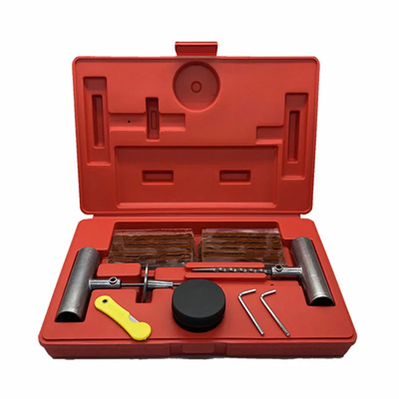 Car Tire Repair Tool Tire Repair Kit Studding Tool Set 37 pcs Auto Bike Tire Repair Puncture Plug Garage Car Accessories