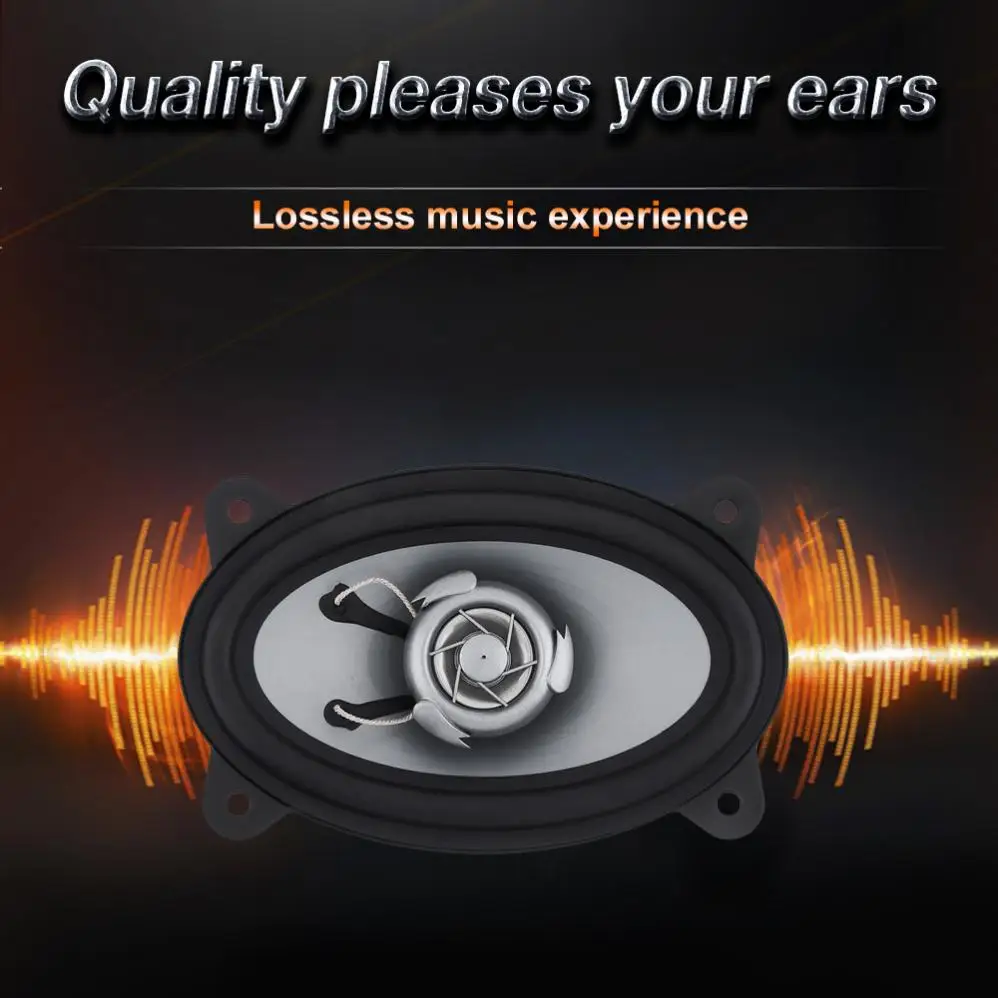 2pcs 4X6 Inch 150W Car Speaker Automobile Car HiFi Audio Full Range Frequency Coaxial Speaker Auto High Pitch Loud Speaker