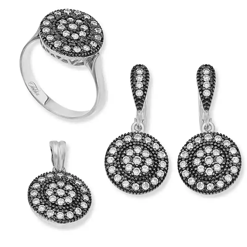 Silver Diamond Model Women 'S Set