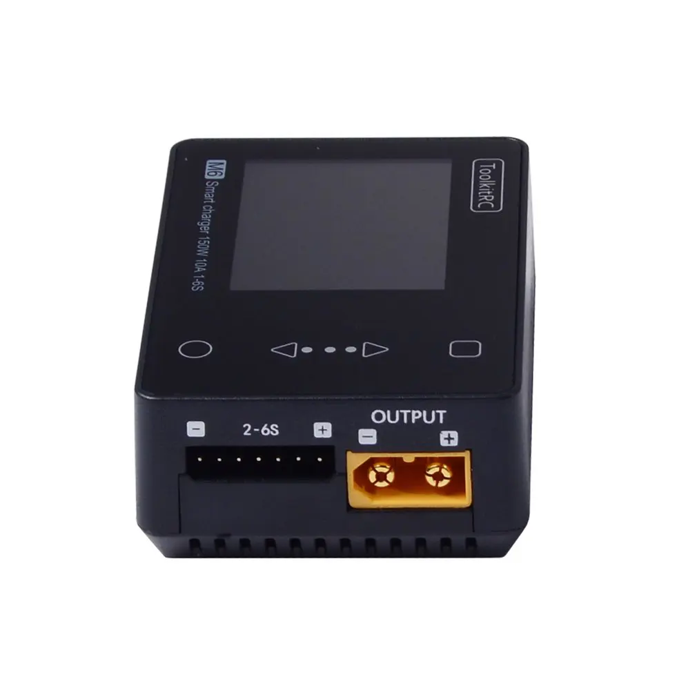 ToolkitRC M6 Mini Battery Balance Charger Cell Checker Servo Tester 150W 10A DC Output for 1-6S Lipo LiHV Life Lion NiMh Pb