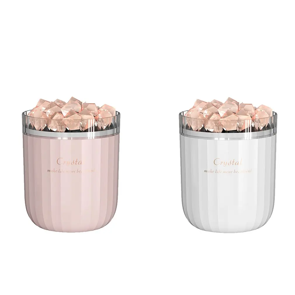 휴대용 크리스탈 아로마 테라피 가습기 분위기 램프와 USB 무선 아로마 에센셜 오일 기관총 홈 공기 Humidificador