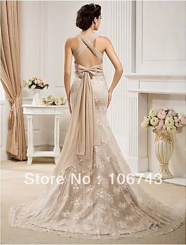 Robe de mariée Sexy avec nœud en dentelle, taille personnalisée, robe de bal naturelle, robes mère de la mariée, livraison gratuite, 2018