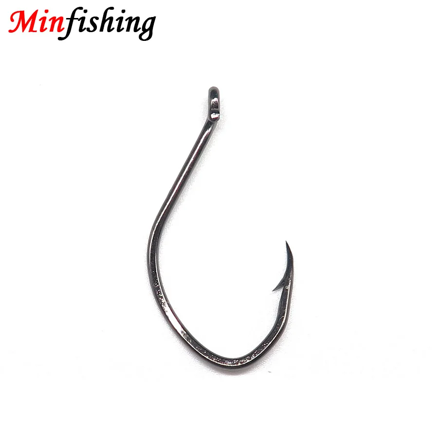 

Minfishing 25 pcs/lot Catfish Hook High Carbon Steel Fishing Hook Barbed FishHook River Ocean Fishing Tackle