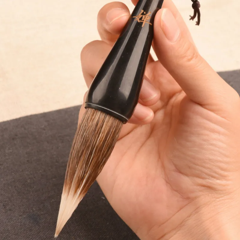 Calligraphy Brush Extra Large Chinese Calligraphy Brush Caligrafia Ox Horn Penholder Painting Writing Brush Pen Tinta China