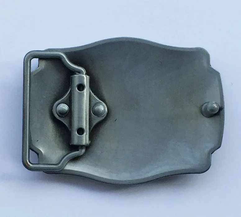 Rectangle Keltic Cross Floral Flower Belt Buckle