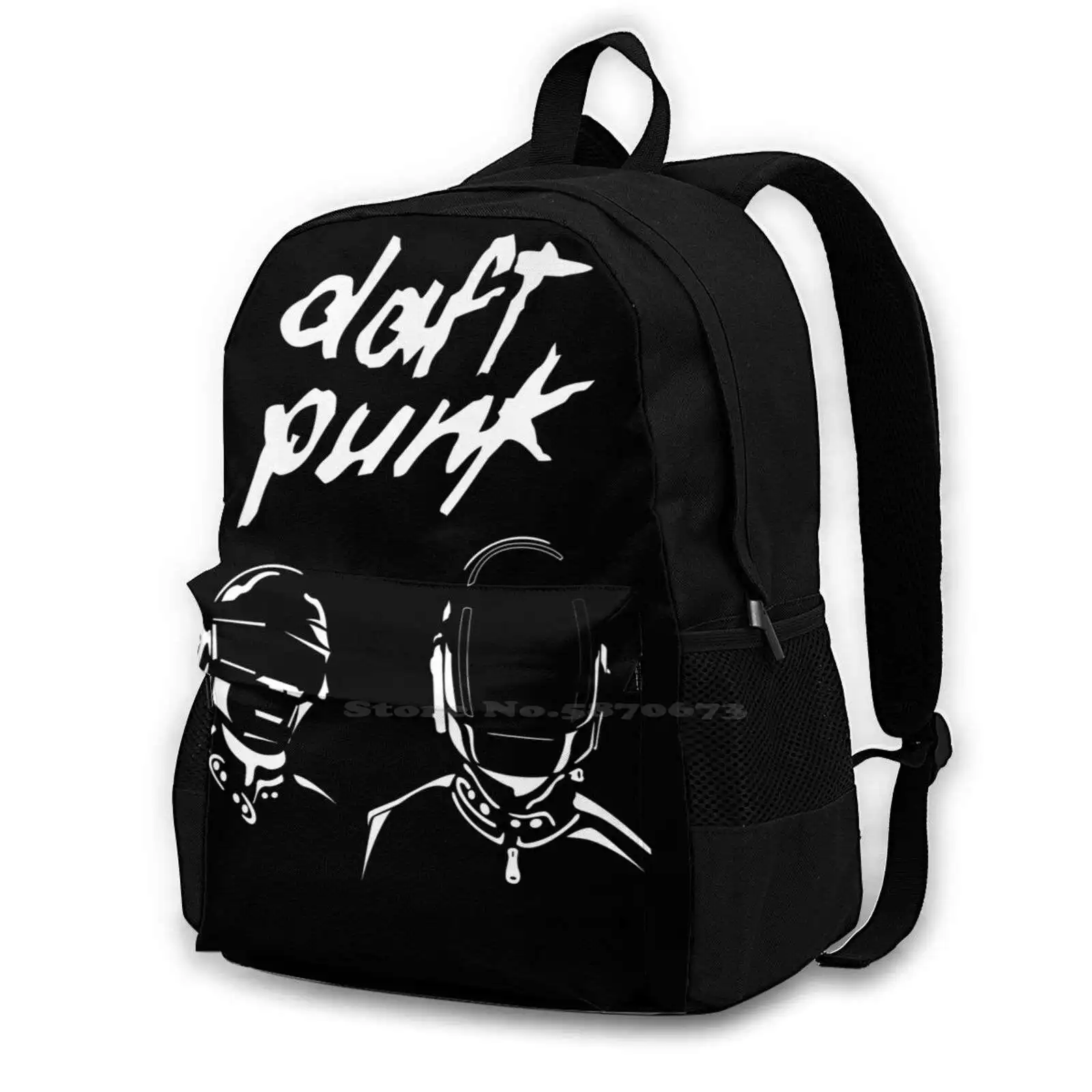 Duo Legand Daft Punk Fashion Pattern Design Travel Laptop School Backpack Bag Daft Punk Daftpunk Duo Guy Manuel Thomas