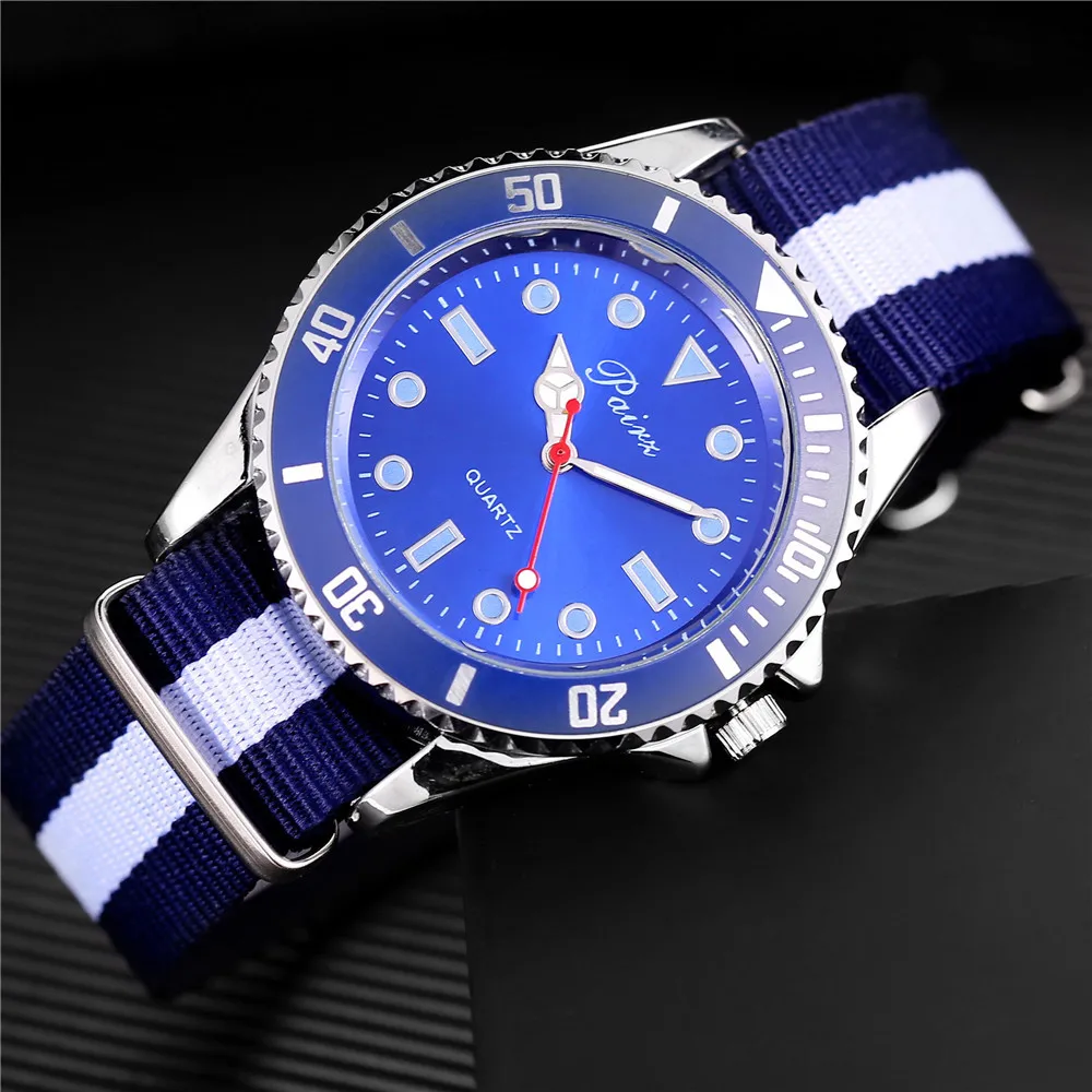 Minimalist Mens Fashion Classic Watches Luxury Men Business Casual Quartz Watch women nylon strap Clock relogio masculino