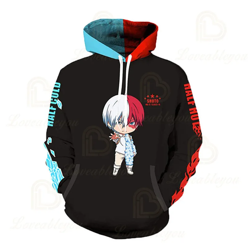 Sudaderas con capucha de Anime Academia para hombre y mujer, ropa de Cosplay, chaquetas, novedad de 2020