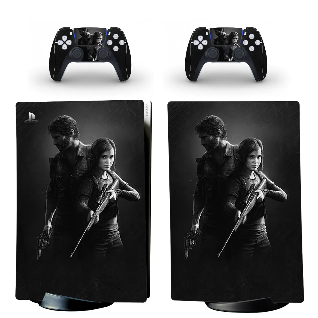 The Last of Us PS5 Digital Edition Skin Sticker Decal Cover for PlayStation 5 Console and Controllers PS5 Skin Sticker