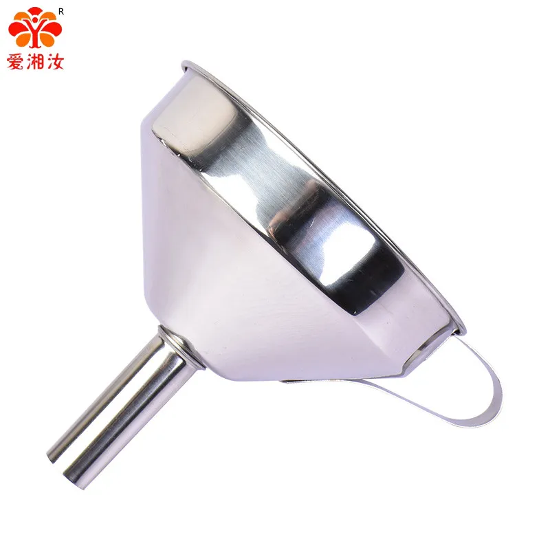 Aixiangru-Stainless Steel Funnels for Home Use With Sauce,Vinegar,Water,Wine,Oil,Removable Strainer in Large and Small Sizes