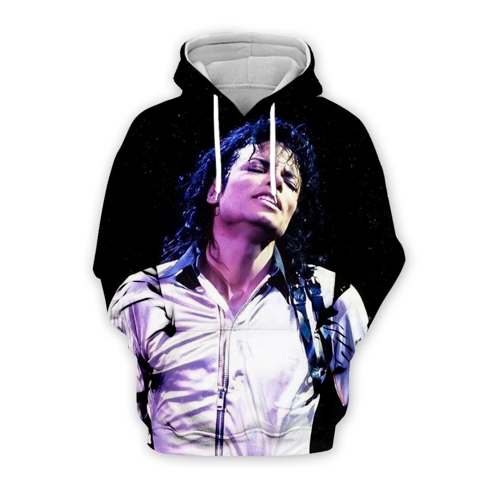 PLstar Cosmos Pop King Legend Singer Musician Michael Jackson Streetwear Pullover Colorful 3DPrint Men/Women Harajuku Hoodies D3