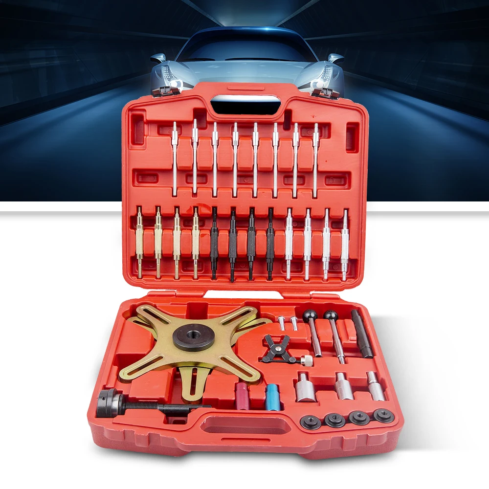 38x Self Adjusting Clutch Alignment Master Kit Clutch Alignment Setting Tool Set for VW BMW Mercedes Ford