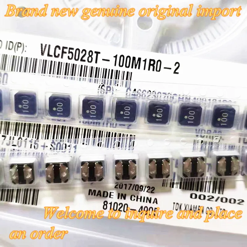 Inductor blindado de parche 10UH, 5PCSVLCF5028T-100M1R0-2 220 4R7 221 101 220UH 4.7UH 470 6R8 150 330 5X5X2.8mm, Envío Gratis