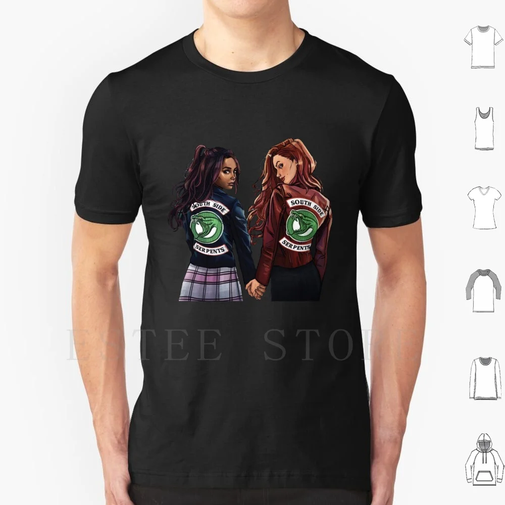 Camiseta Choni Riverdale DIY talla grande 100% algodón Riverdale Cheryl Blossom Jughead Jones Veronica Lodge Cooper Archie Andrews