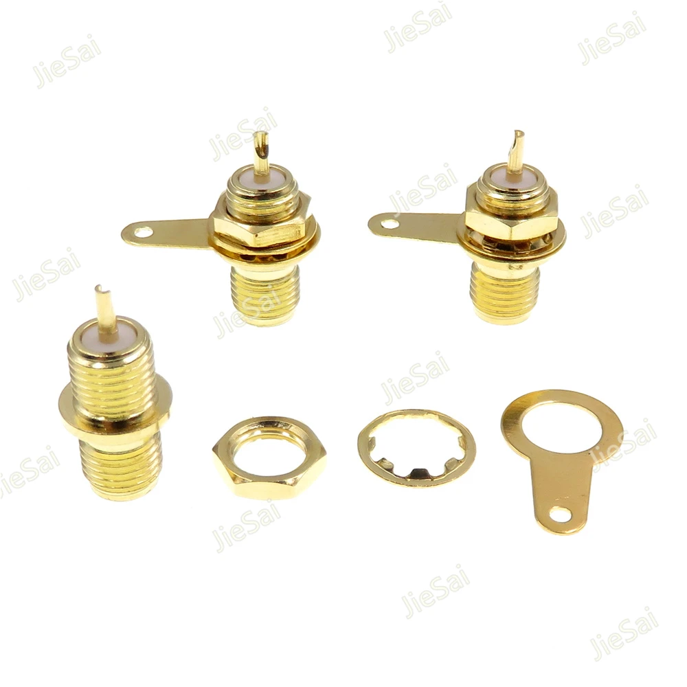 3pcs SMA Female Socket Panel RF Coax Connector SMA-50KY