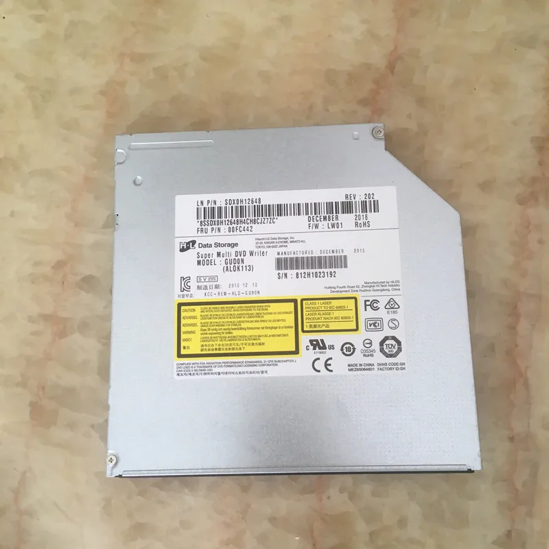 

New original DVD-RW optical drive for Lenovo 9.5mm FRU:00FC442 P/N :SDX0H12648