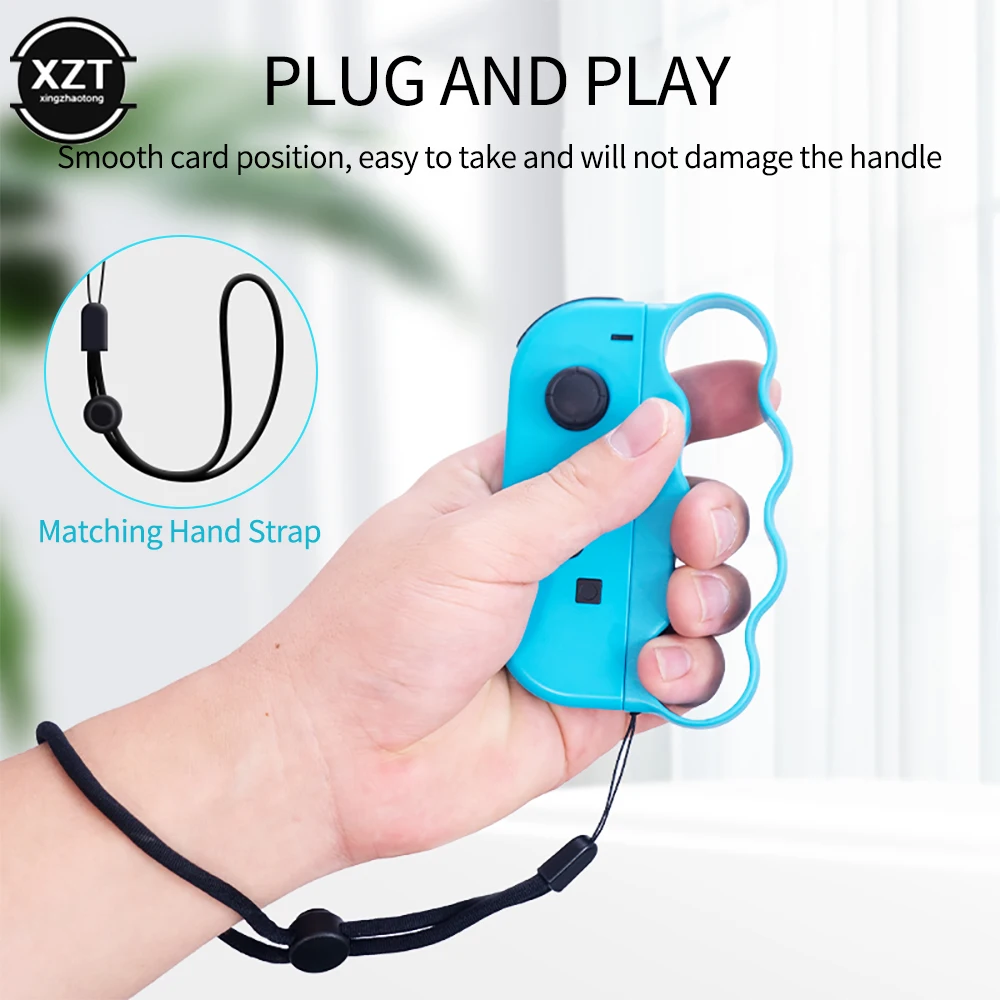 1 زوج ل نينتندو سويتش اكسسوارات تحكم اليد قبضة الرقص أحزمة معصم إصبع المشبك للتبديل اللياقة البدنية الملاكمة ألعاب