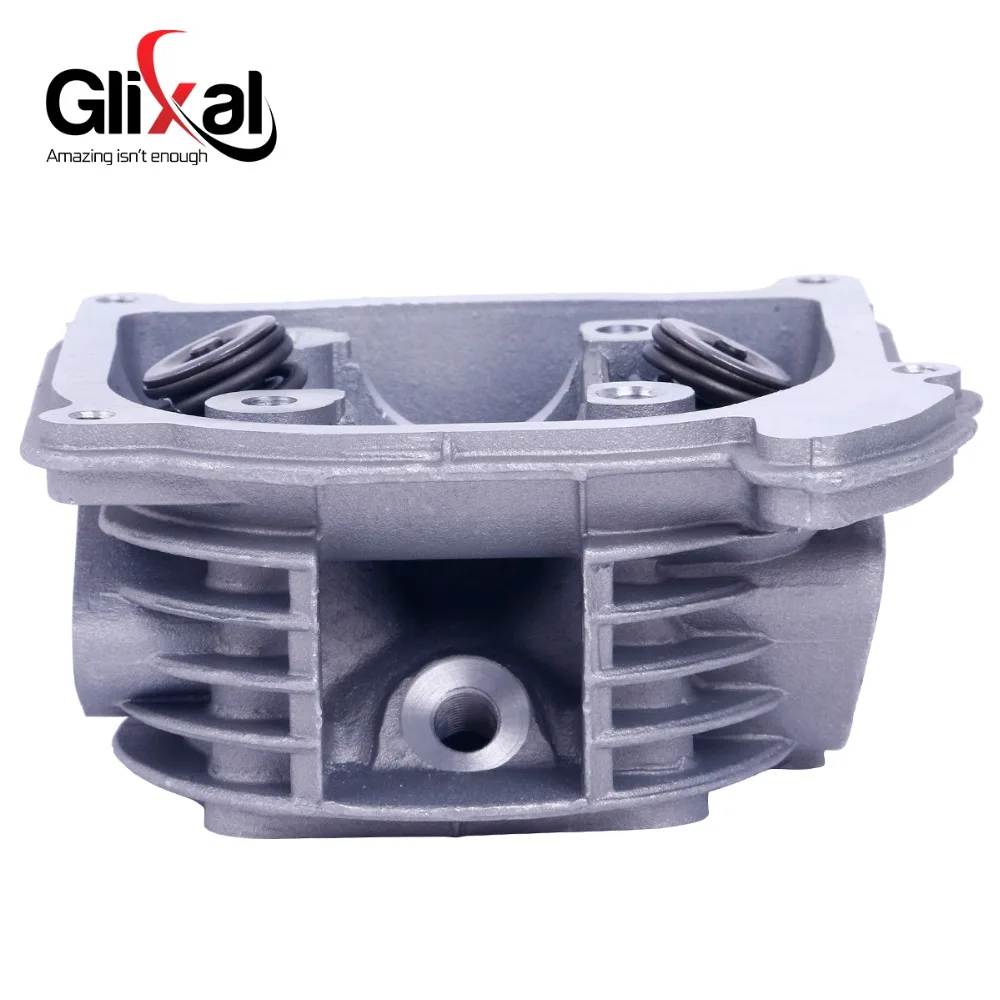 Glixal GY6 72cc 80cc Chinese Scooter Engine 47mm Cylinder Head Assy 139QMB 139QMA Roketa Qingqi ZNEN Moped ATV (64mm valve)