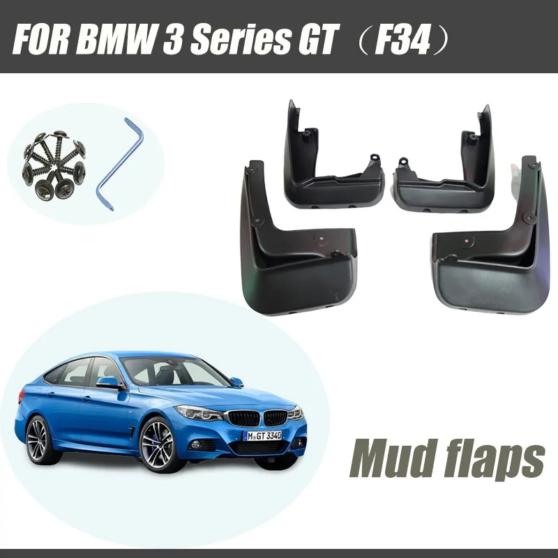 

Mud flaps for BMW 3 series GT F34 mudguard GT3 fender Mudflap splash guards car accessories auto styline Front Rear 4PCS