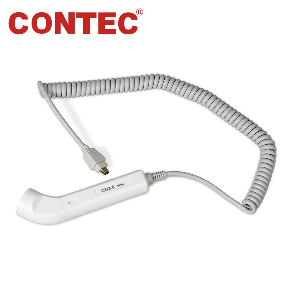 Contec Handheld Color Prenatal Fetal Doppler 3MHz Probe Baby Heart Beat Monitor