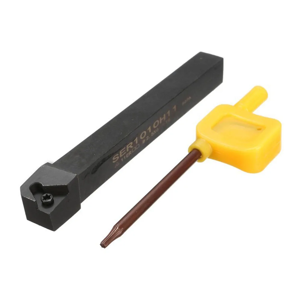 Tour à fileter externe, 1 pièce, SER1010H11 SER1212H16 100 125mm 10 pièces 16ER AG60 11ER A60, Inserts en carbure, ensemble de tournage