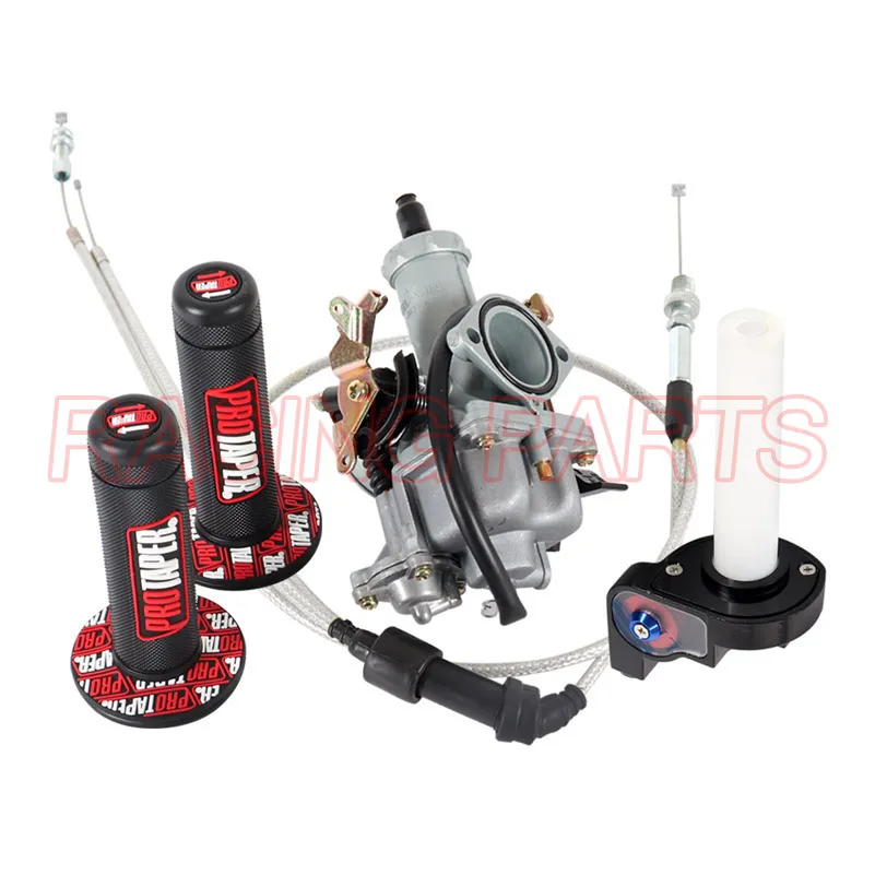 PZ30 30mm gaźnik pompa przyspieszająca wyścigi 200cc 250cc dla Keihin ABM IRBIS TTR 250 z podwójną przepustnicą długość kabla 131cm