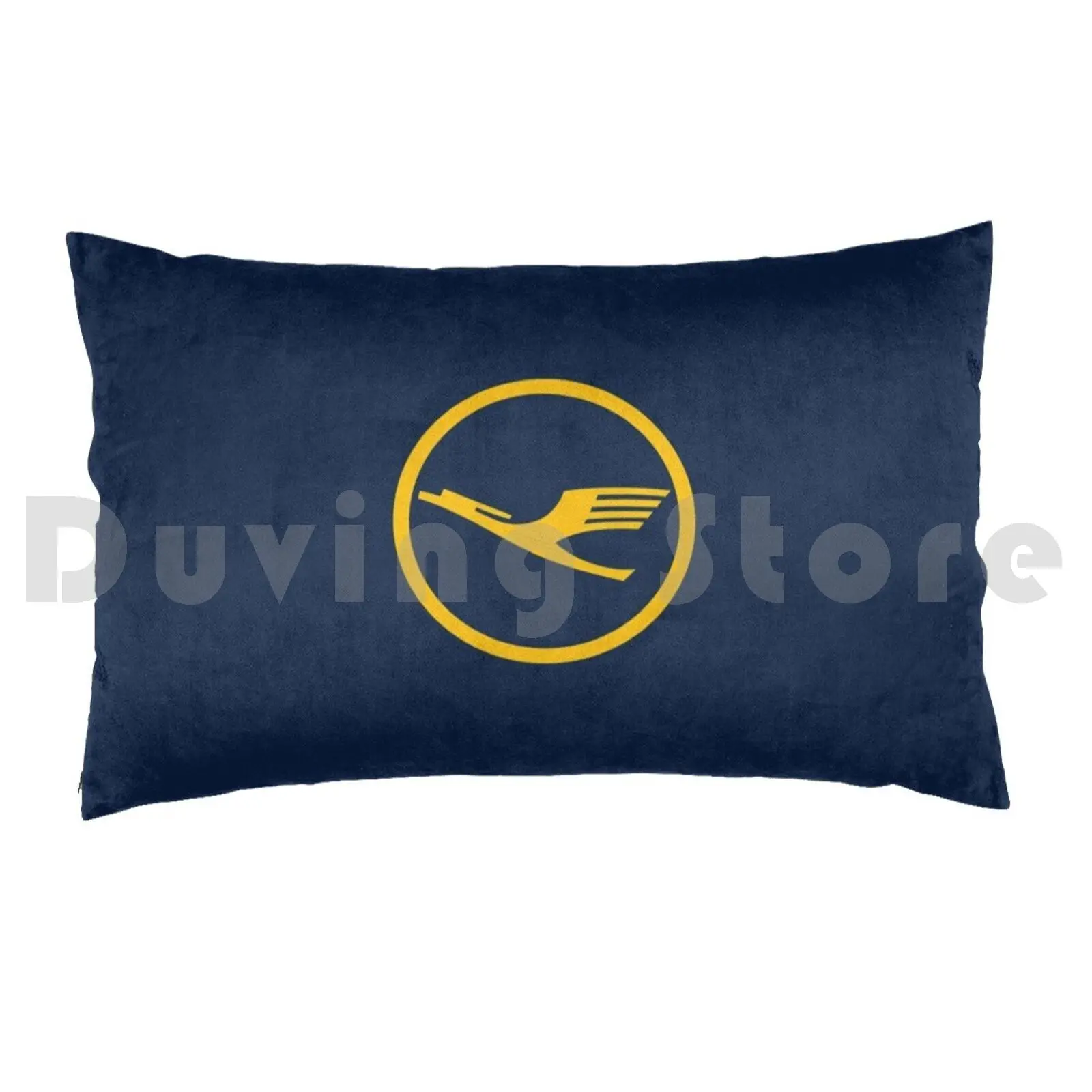 Lufthansa Pillow Case DIY 50*70 Lufthansa Aviation Jet Plane Pilot Captain Stripes Airways Boeing Airbus Airplane