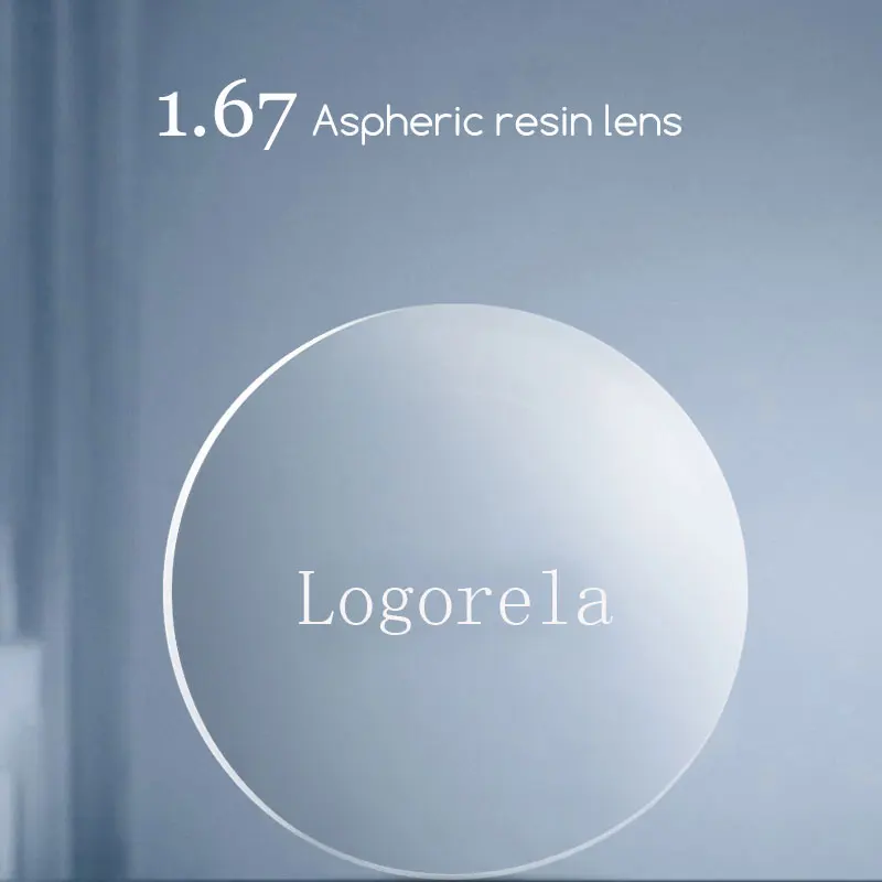 1.56 1.61 1.67 1.74  Logorela Prescription CR-39 Resin Aspheric Glasses Lenses Myopia Hyperopia Presbyopia Optical Lenses