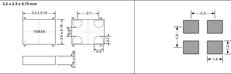 5PCS/ original imported SIT SIT8208AI-8F-33E-12M 12MHZ low phase noise active crystal 3225