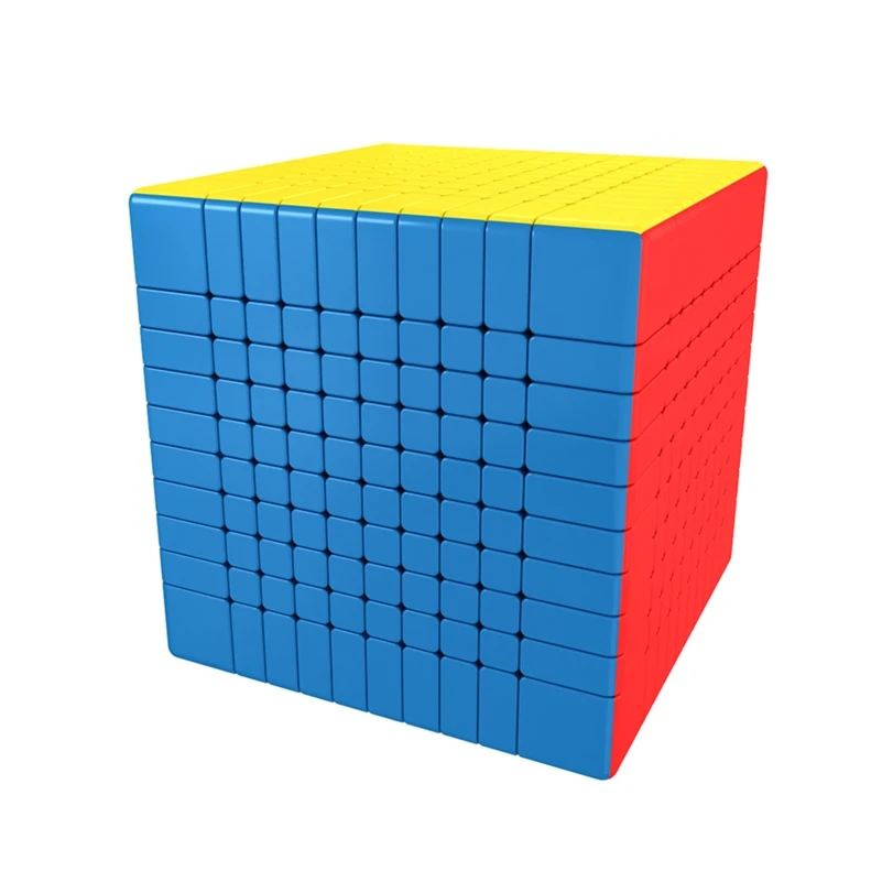 Moyu Magische Kubus 10X10X10 Magische Kubus Profissional Puzzel Cubes 10 Laag Moeilijkheid Uitdagende Cube Game Cube educatief Speelgoed MoYu Meilong 10x10x10 Magic cube 10x10 Cube