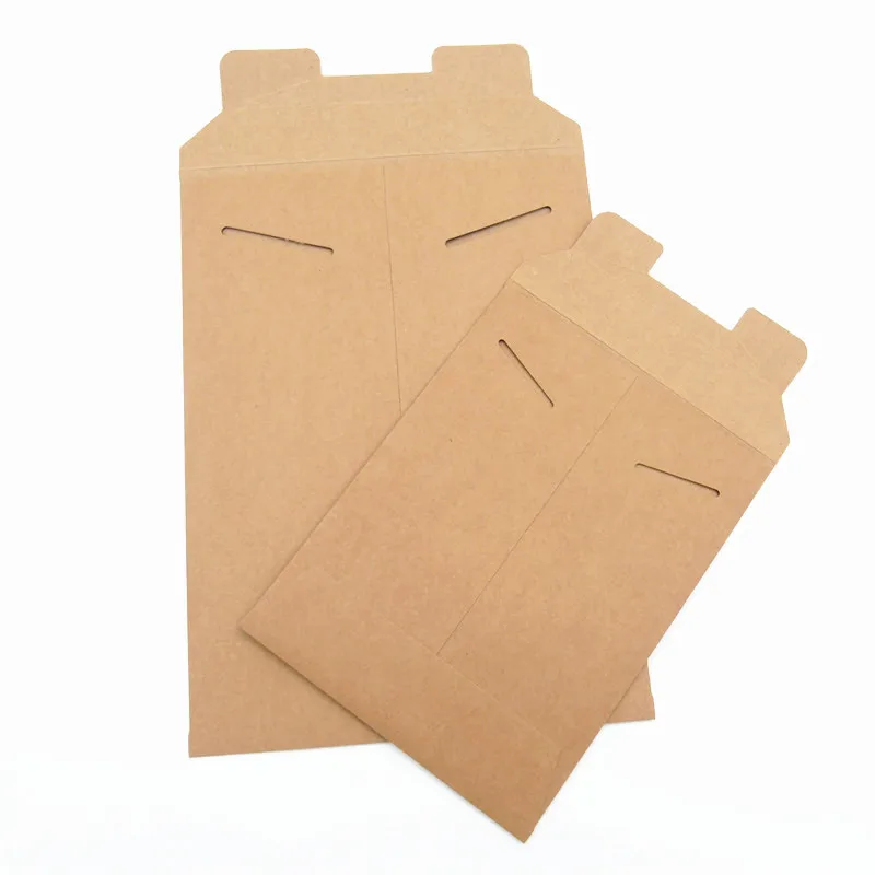 100Pcs/Lot Brown Kraft Paper A5/A4 Document Holder File Storage Bag Pocket Envelope Office Supply Pouch