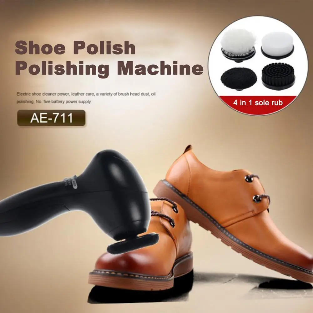 4 In 1 Sole Wiper Multifunctional Shoe Polisher Portable High Quality Shoe Polishing Machine Home Universal Accesories