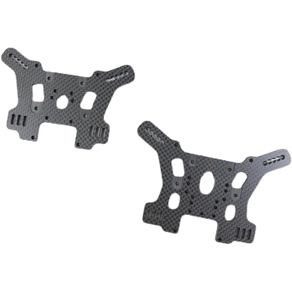 Carbon Fiber Shock Absorber Bracket Front Rear Shock Tower Mount for TEKNO ET48 2.0 RC Car Parts