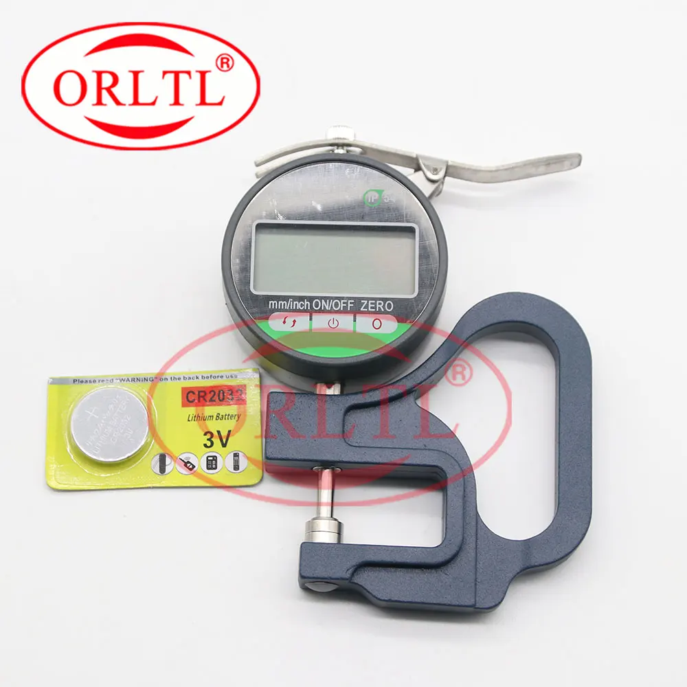 Digital Micrometer, Caliper, Shims Measurement Tools for Measure Fuel Injector Gaskets Washer Shim Thickness OR7058