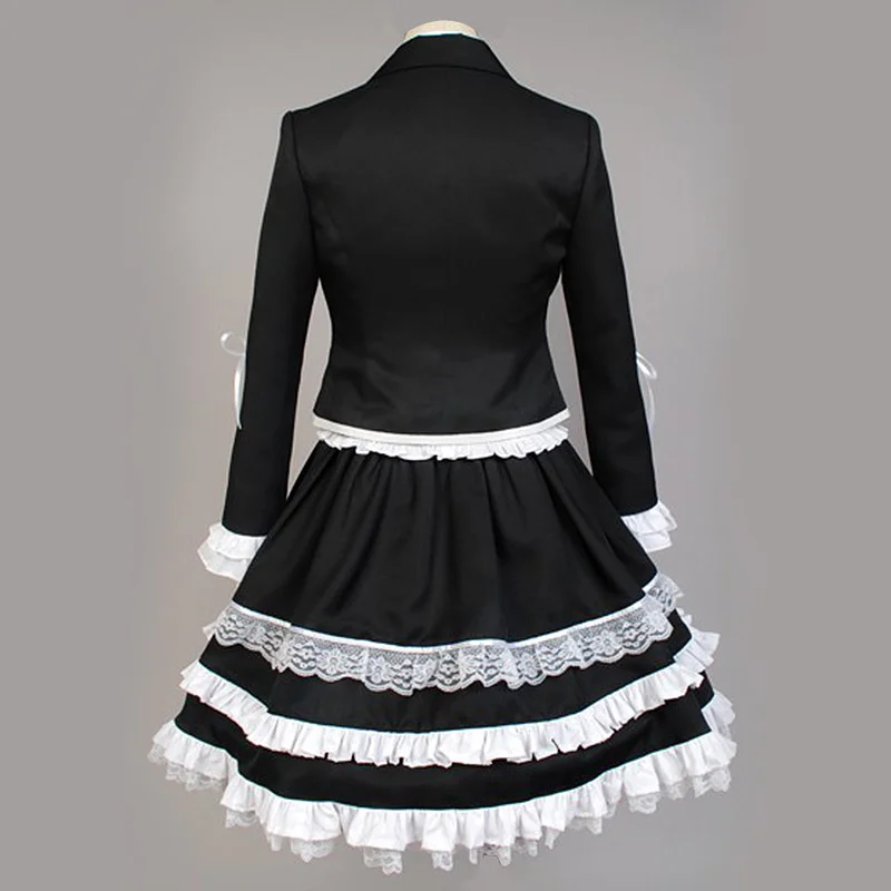 Yasuhiro Taeko Cosplay Costume Danganronpa Celestia Ludenberg Wigs Woman Lolita Uniform Skirt Halloween Party Dress