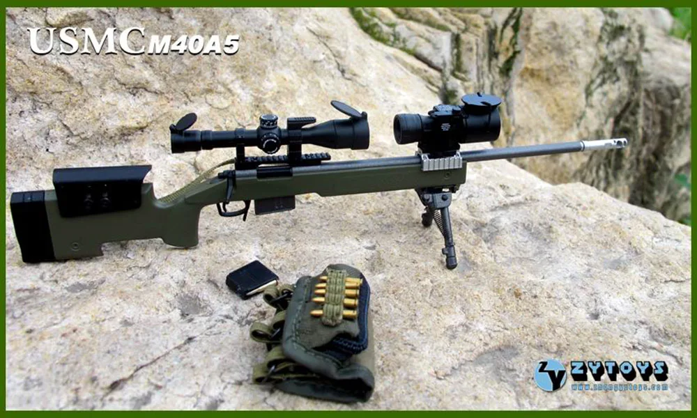 ZYTOYS 1/6th M40A5 Camouflage Sniper Series 8024 A B D Weapon Model For Doll Action Accessories