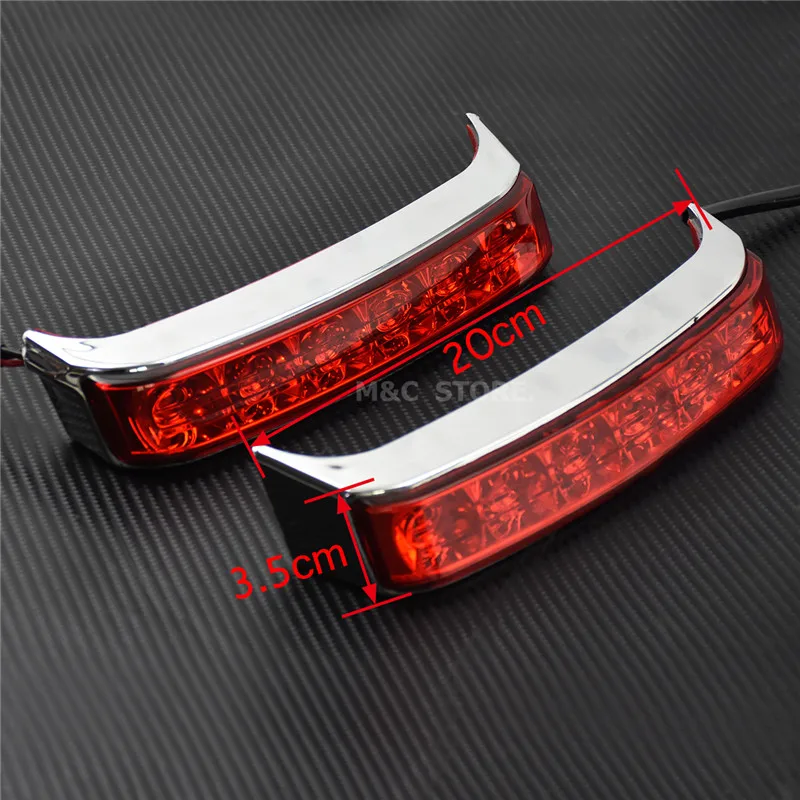 Motorcycle Led Saddlebag Turn Lamp Light Run Brake Light For Harley Touring Road King Street Glide FLHR CVO Limited 2014-2024