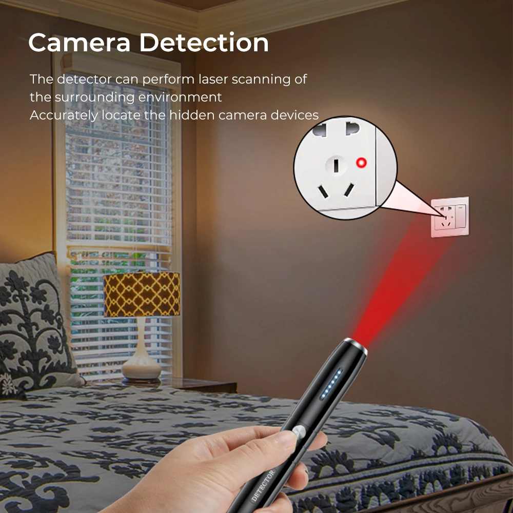 T8 Pen detector Anti gadget Wiretapping bug Detector Bug Gadget Wireless RF Signal Audio GSM Anti GPS Car Tracking Wiretapping