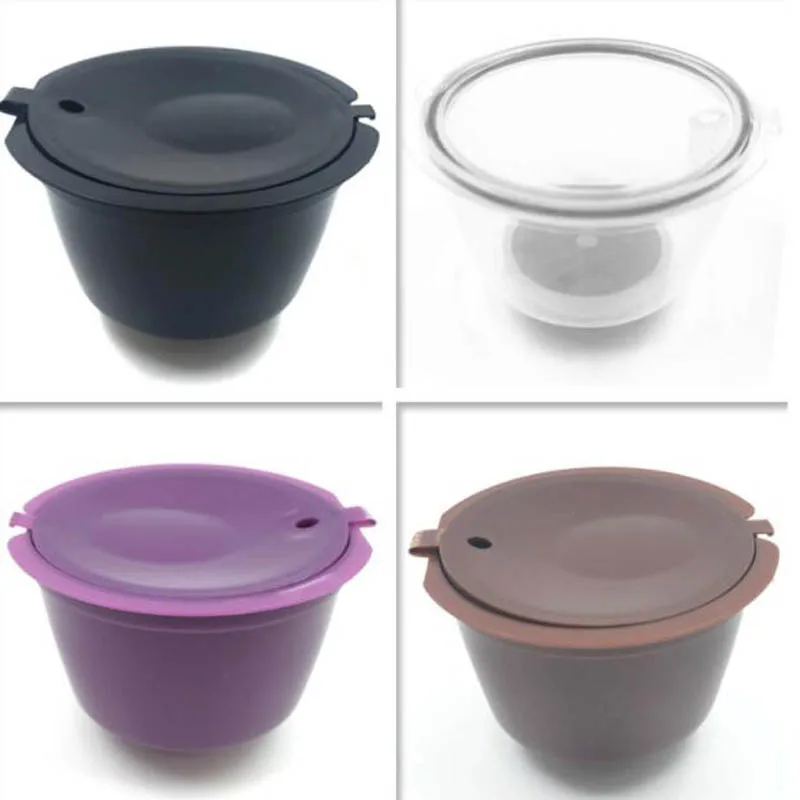 1Pcs Reusable Coffee Capsule Filter Cup for Refillable Caps Spoon Brush Filter Baskets Soft Taste Sweet