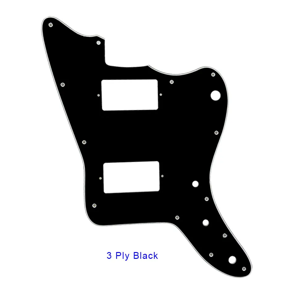 Xinyue Özel Pickguard 13 vida deliği için Sol üstte delik yok Japonya Jazzmaster Gitar Pickguard PAF Humbucker ile Köprü yok