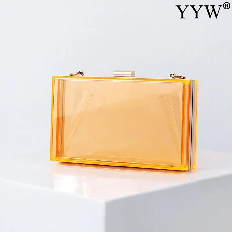 New Fashion Acrylic Box Clutch Bag For Women Ladies Wedding Party Handbag 2021 Vintage Small Wallet Clutch Purse Handbag