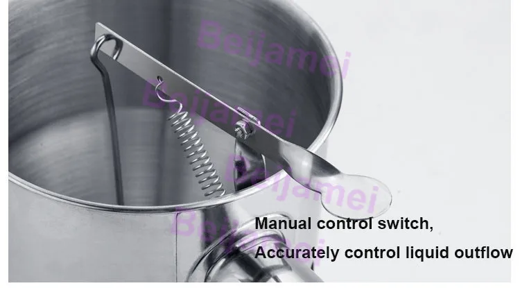 Nướng Bánh Hộp Đựng Bánh Inox Phễu Đựng Có Chân Đế Nước Sốt Kem Định Lượng Phễu Cho Chó Cupcake Dụng Cụ