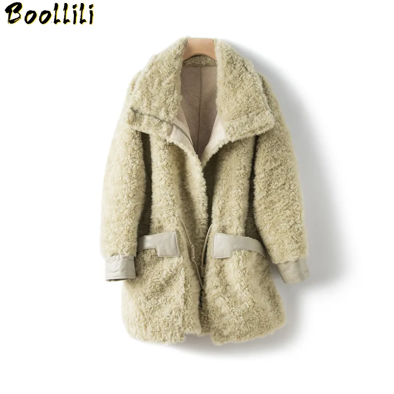 

Winter Coat Autumn Women Clothes 2023 Sheep Shearing Real Fur Coat 100% Wool Jacket Women Korean Lamb Fur Tops HYL1936 YY1957